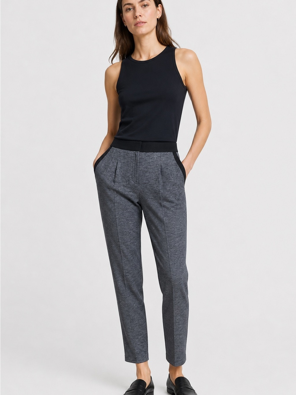 Theory Hariti Stretch Cotton Slim Fit Trouser Sz 6